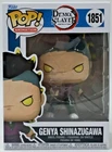 Funko Pop!  Anime Demon Slayer Genya Shinazugawa #1851 With Pop Protector