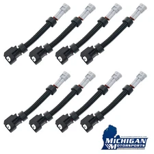 Denso (male) to EV6 US Car (female) Fuel Injector Adaptors - Plug and Play QTY 8