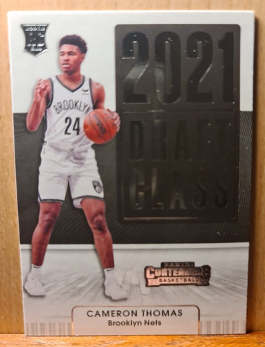 Cameron Thomas #27 2021-22 Contenders 2021 Draft Class Rookie Nets ...