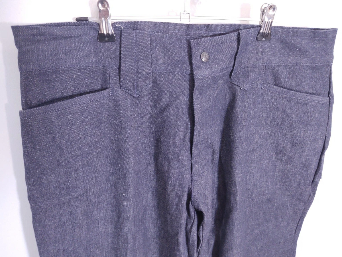 Men s Vintage 70s Kmart Sanforized western Flare Mens Jeans 36x31.5 NWOT