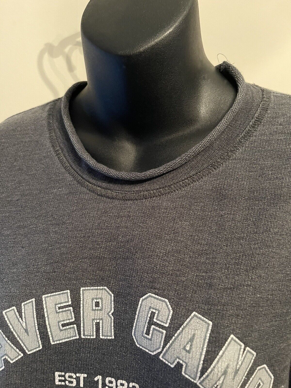Vintage Beaver Canoe Grey sweatshirt Nightgown - image 3