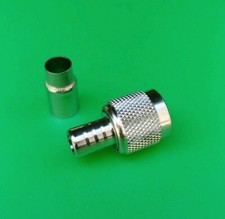  2 SETS TNC 2-PC. Male Crimp-On Connector for RG59/U, RG62/U Cable - USA Seller