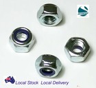 <!--F#f_0-->Qty 200 M3 Zinc Plated Hex Nyloc Nut 3mm Nylon Insert Lock Nuts<!--F/-->