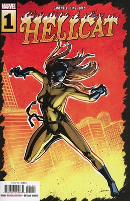 Hellcat #1 2023 Unread Pere Perez Main Cover Marvel Comic Christopher Cantwell