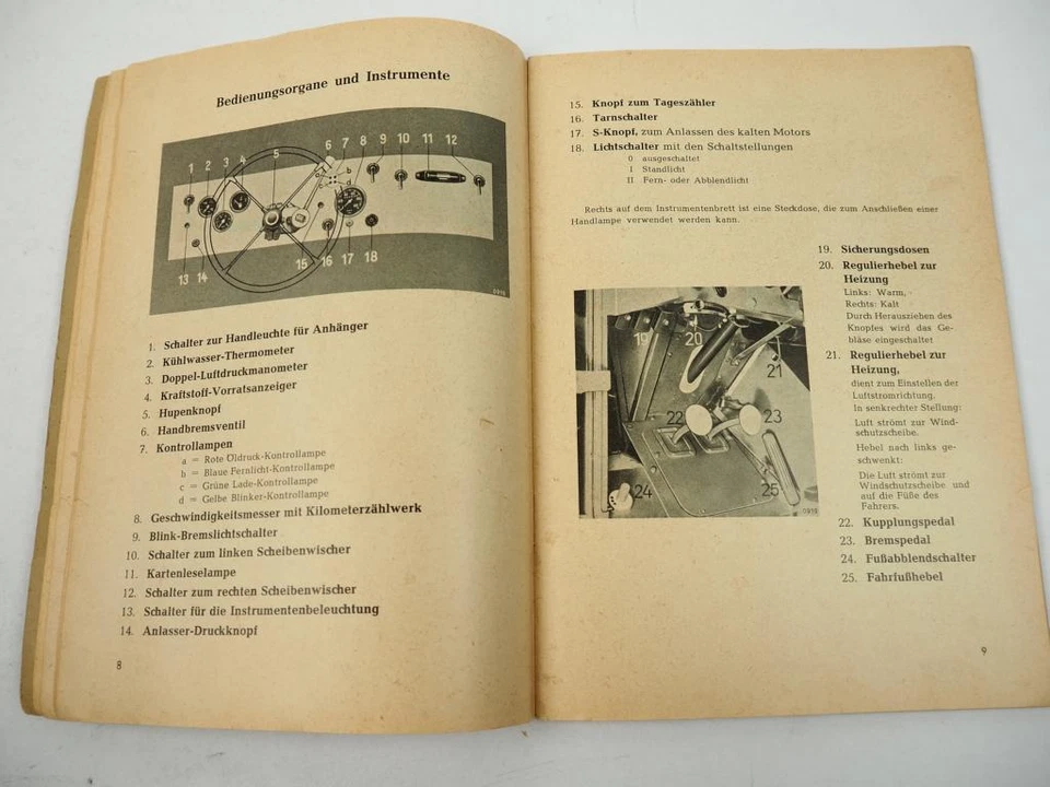 Betriebsanleitung Ford G398SAM LKW Allrad 1956 Nato Ziege mit Pflegeanleitung - Bild 2 von 4
