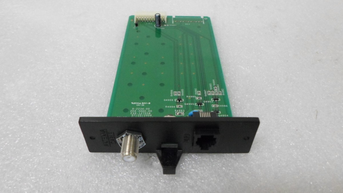 Zenith Electronics 204-3460-00 EXR-127058 9-2234-00 Interface Card