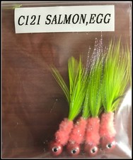 Hand Tied Hackle Tail Crappie Jigs Made in The USA 1/16th Ounce #4 or 6 Hook New