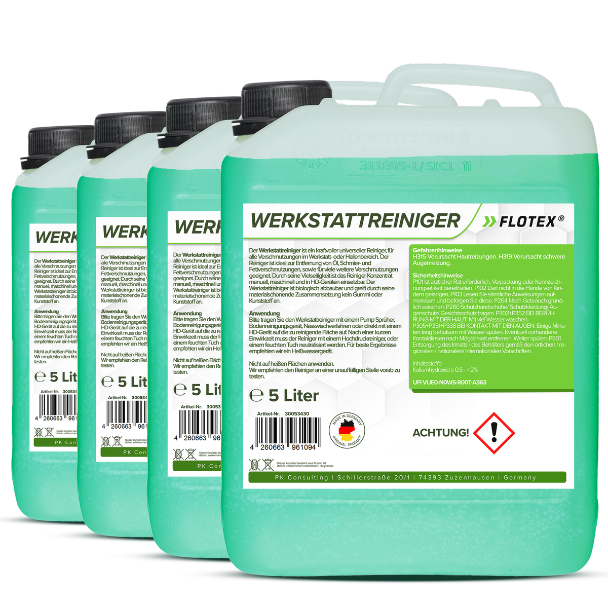 Bremsenreiniger 5l INOX® Motorreiniger - 4x500ml Konzentrat - Reiniger- Konzentrat Für Den Liqui Moly - Foto 5