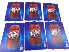 Dixie Narco Dr Pepper Drink Vending Machine Labels 276E 501E HVV 12oz Lot of 6