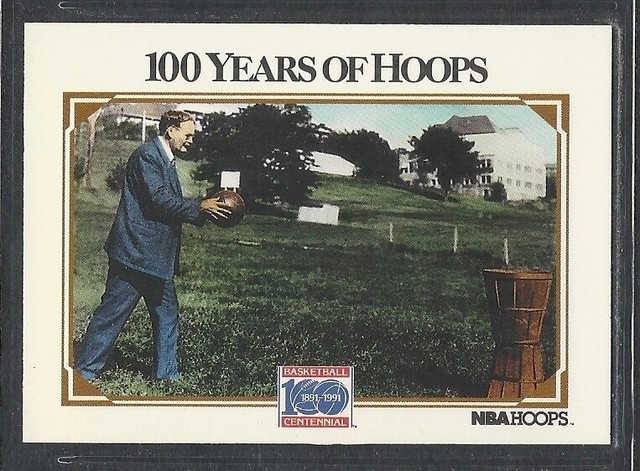 1991-92 NBA Hoops Basketball - #301 - Dr. James Naismith ...