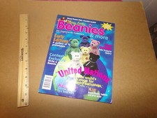 TY Beanie Babies Mary Beth  s Magazine Bean Bag World UNITED NATIONS