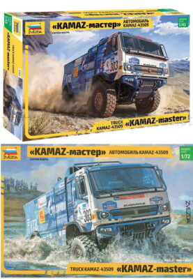 1:43 1:72 KAMAZ 43509 Master Rallye 303 2022 Dakar Russische Russian Rally Kit