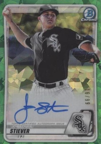 2025 Bowman - Jonathan Long (#CPA-JLG) Chrome Green Refractor Auto 