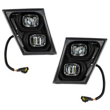 Fog Light Pair Set Led Front Bumper Lamps Truck Fit For 2003-2017 Volvo Vnl Vnm