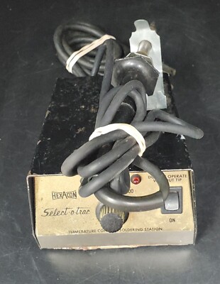 Vintage Hexacon Soldering Iron Select O Trac SOT-1003A Tested Works B80