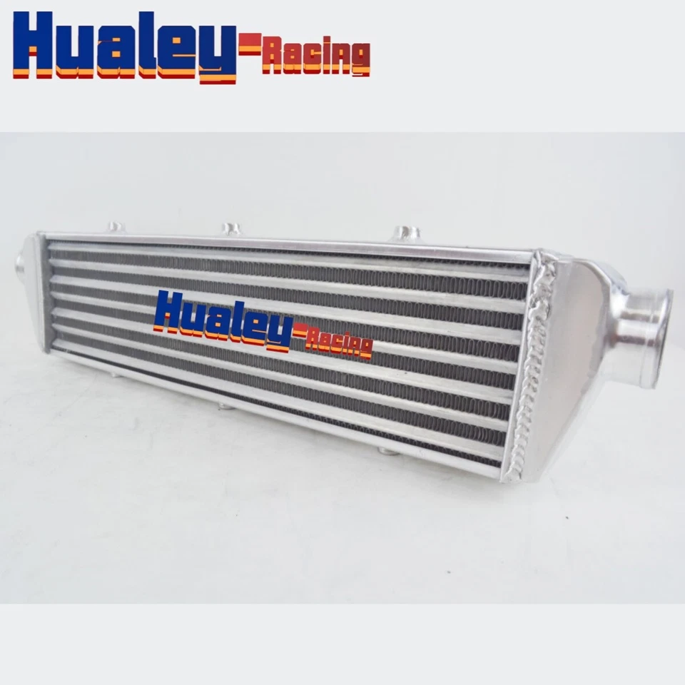 27 дюймов x 6,6 дюйма x 2,7 дюйма универсальный алюминиевый турбоинтеркулер FMIC 2,25 дюйма вход/выход 57 мм - Изображение 2 из 4