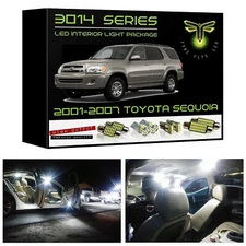 White LED interior lights package kit for 2001-07 Sequoia 16 pcs 3014 series SMD
