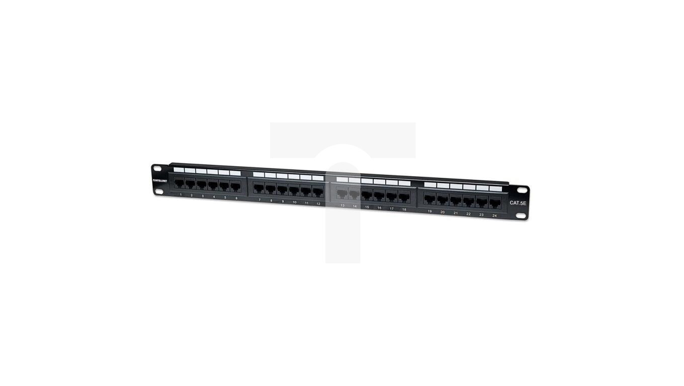 PatchPanel 1U Rack 19 UTP 24x RJ45 Cat5e /T2UK