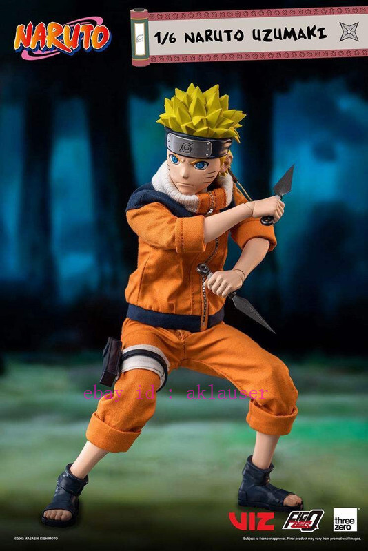 Perfect Threezero 3a 1/6 3z0259 Naruto Uzumaki Action Figure Toy