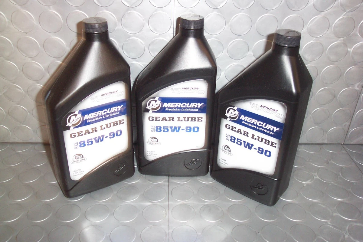 Mercury Racing Gear Lube 85w 90 Lube Pump 3Qts PN 92-8M0078015 