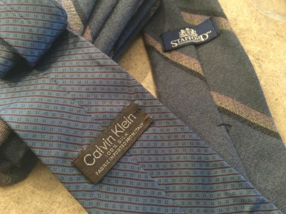 Lote de 20 corbatas de cuello vintage para hombre Wembley, Stafford para uso, manualidades o reventa Foto 4 de 4