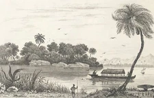 Papouasie Nouvelle Guinée vue du village de Dori Océanie