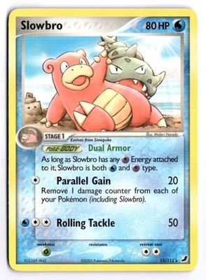 Slowbro - #13/115  Rare Normal MP