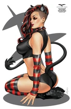 Grimm Fairy Tales 2025 HALLOWEEN PINUP SPECIAL (NM) CHATZOUDIS Catch Em LE 300