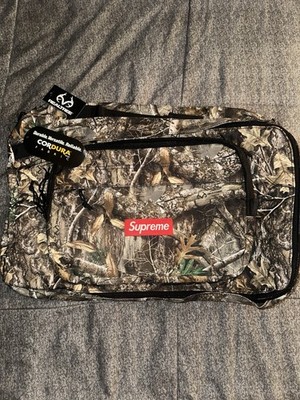 NWT FW19 Supreme Real Tree Camo Box Logo Duffle Bag Carry On FW19