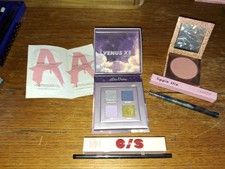 Lime Crime Venus XS Eyeshadow Palette  ColourPop Lippie Stix Makeup Lot