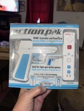 SHIPS TODAY Nintendo Wii NYKO Action Pak Wand Controller and Pistol Grip Gun