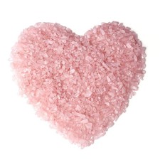 1lb/15.87oz Decorative Tumbled Gravel Pink Rose Quartz Crystals Chip Polished...