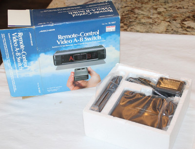 NOS Vintage Radio Shack Archer Remote Control A-B Switch Model# 15-1957