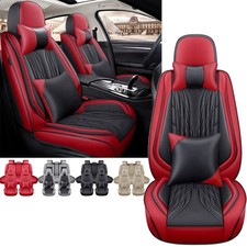 For Jeep Wrangler Jk Jl 2007-2026 Leather Seat Covers Protector 5-sits Full Set