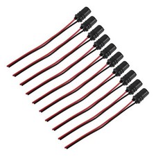 10pcs Car T10 194 Round Pre Wired Harness Female Socket for LED Bulbs