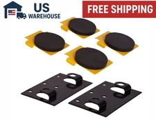 Rotary Lift FJ6138BK Round Polymer Adapter – OEM Set of 4 for Auto Lifts