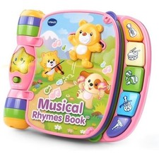VTech Kids Musical Rhymes Book, Pink, Electronic Learning System NEW