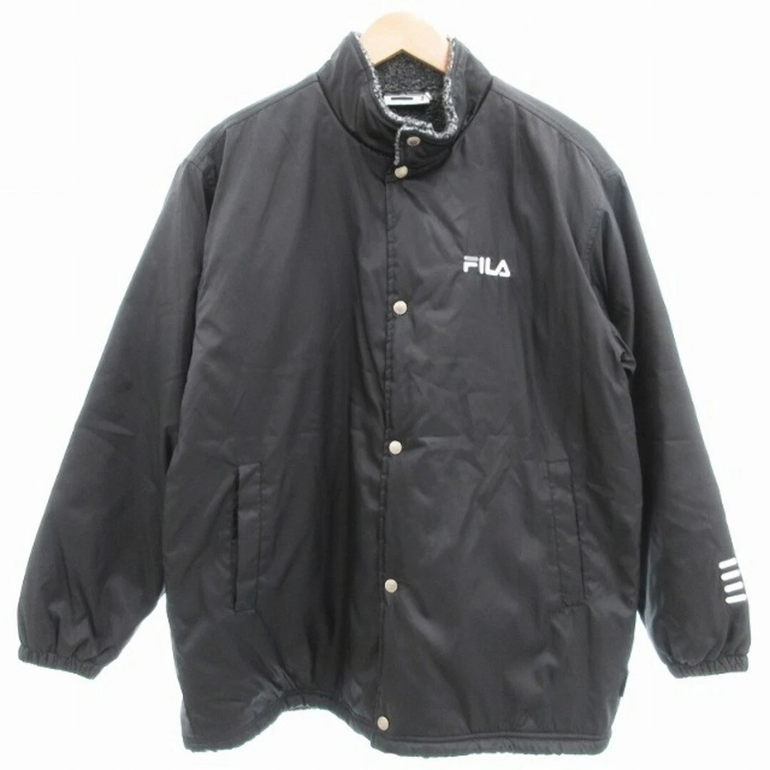Fila Batting Jacket Coach Back Bore S Nero UD Larghezza Spalle: circa 53 cm U