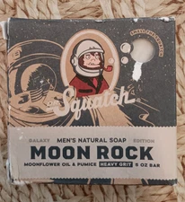 NEW Dr. Squatch Moon Rock Soap Bar Limited Ed. Galaxy Ed. 5oz. Heavy Grit