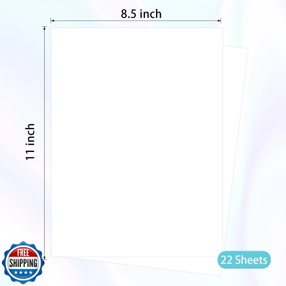 Yeachlaing Printable Vinyl Sticker Paper for Inkjet Printer - Matte White - 2 - Image 3 of 4