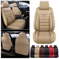 Beige PU Leder Autositzbezüge Auto für Volkswagen 2-seats Luxus Schutzpolster