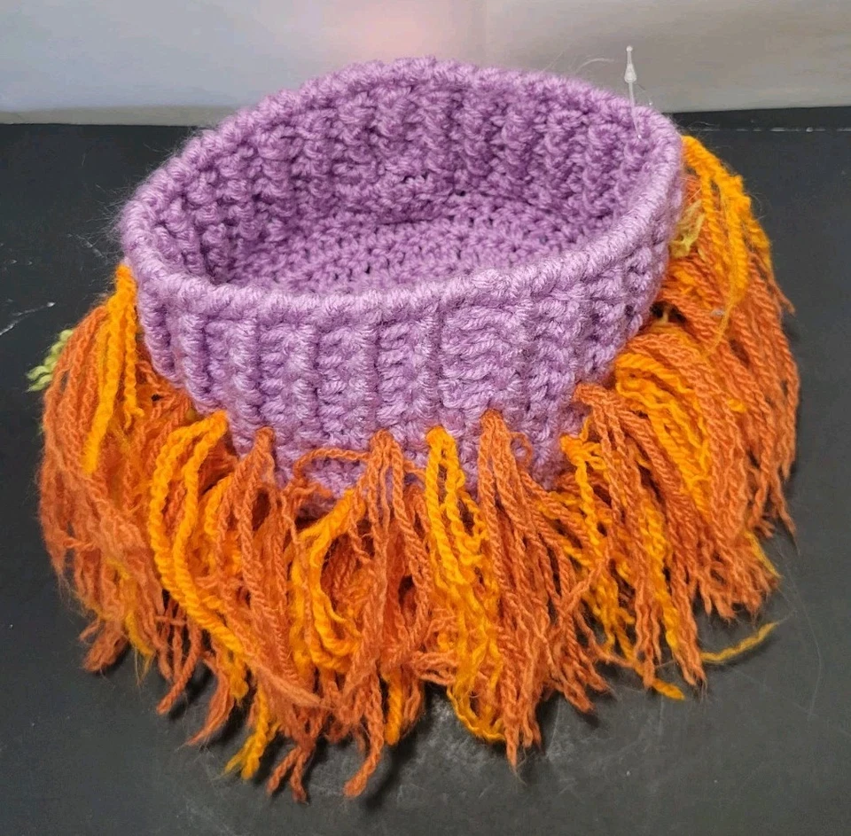 Sombrero Muppet Crochet Niños Talla Pequeña Hecho a Mano Foto 3 de 4