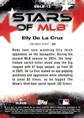 2026 Topps #SMLB-12 Elly De La Cruz Stars of MLB | eBay