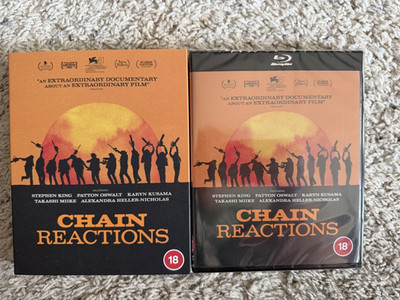 Chain Reactions (2024, Lightbulb Region B Blu-ray) STILL SEALED w/SLIPCOVER!!