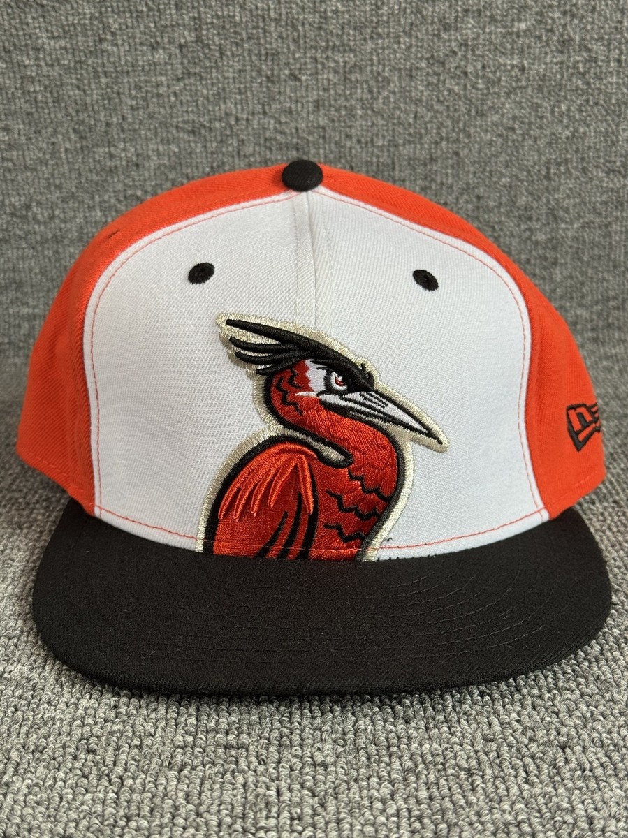 New Era Baltimore Orioles 59FIFTY Fitted Hat White Orange Black Size 7 1/2