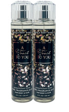 2 BATH BODY WORKS A TOAST TO YOU FINE FRAGRANCE MIST FOR BODY HAIR 8 FL OZ NEW