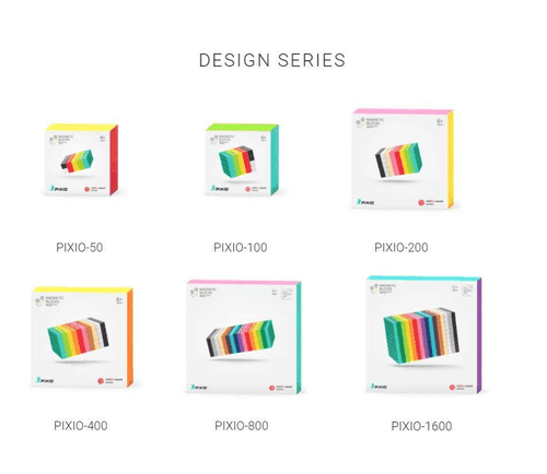 PIXIO800 Magnetic Blocks in 16 Colors Free App - Picture 9 of 13