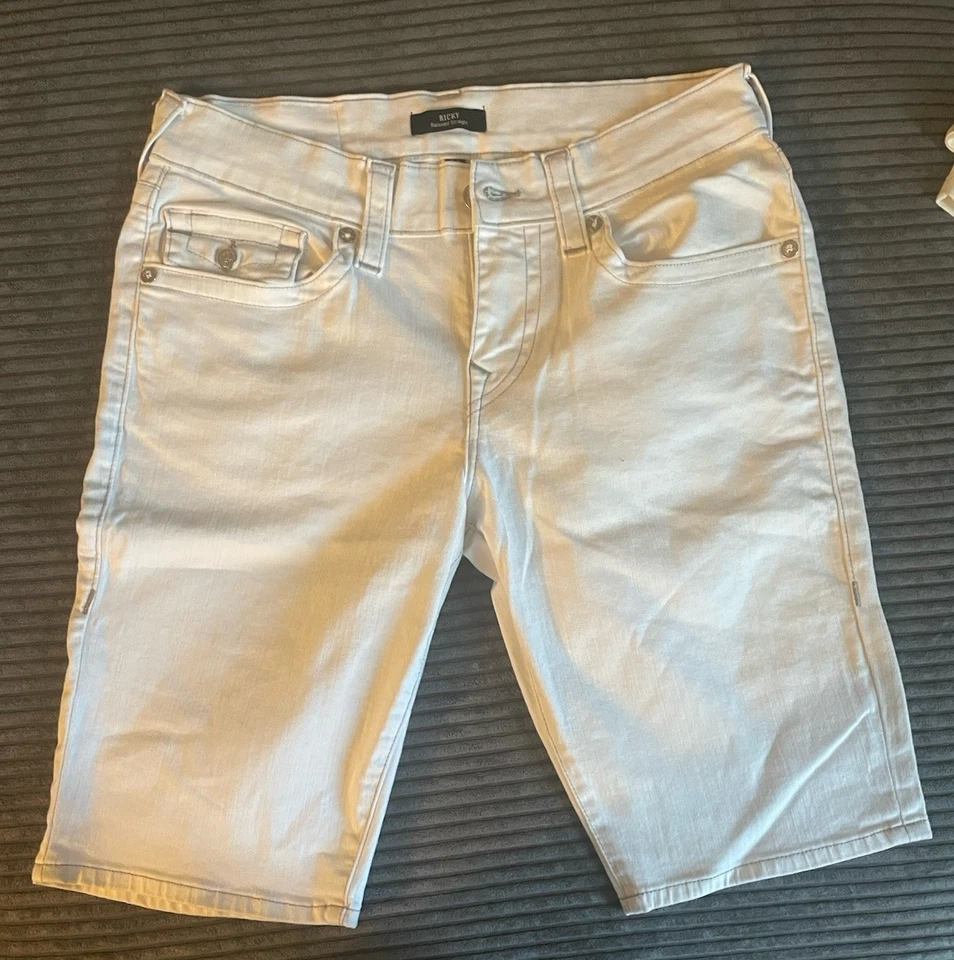 True Religion Jean   White Size 30 Ricky Relaxed Straight  - Image 3 of 4