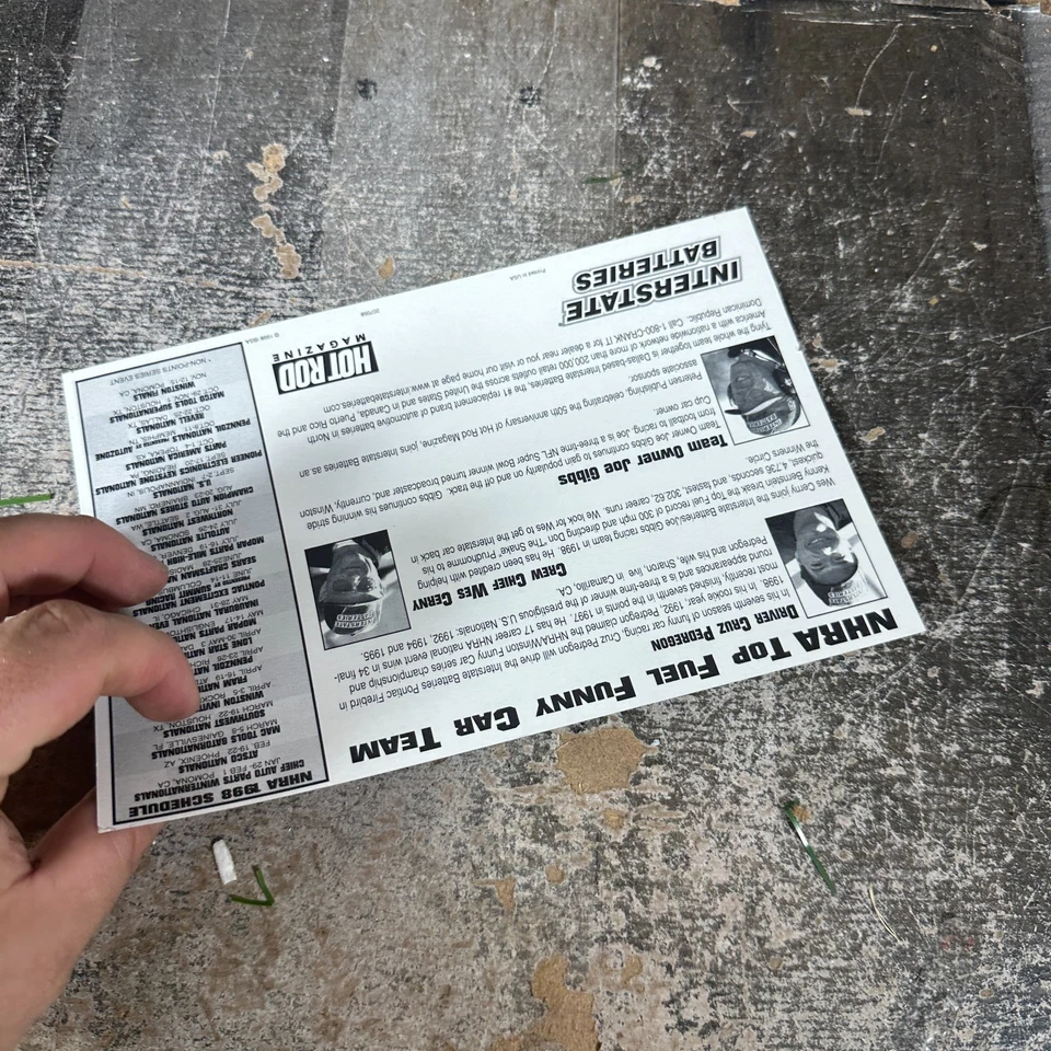 Cruz Pedregon Autographed Picture Interstate Batteries - Image 2 of 2