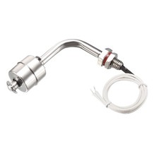 Stainless Steel L Shaped Float Switch M10 26mm Dia Fish Tank Liquid Level Sensor